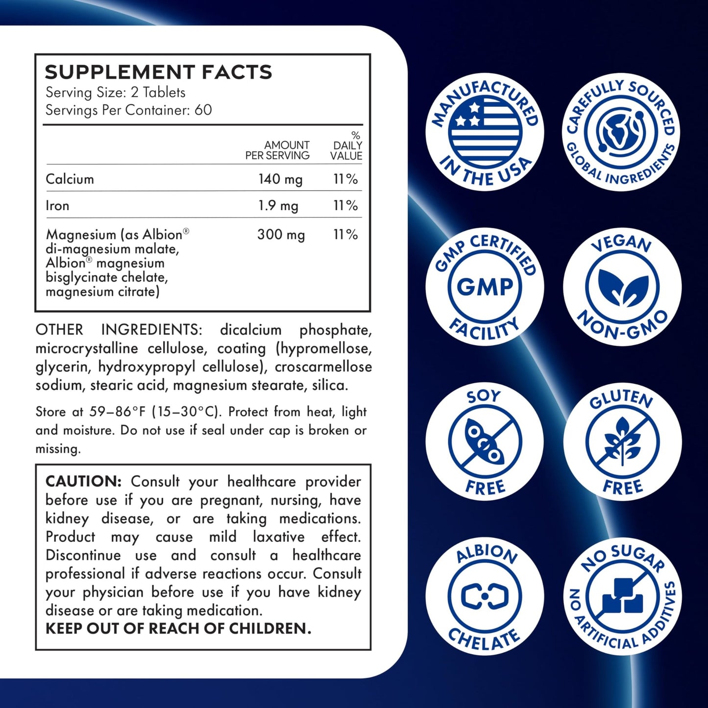 ILIVA Magnesium Glycinate 400mg -Triple Magnesium Complex (Glycinate+Malate+Citrate) - Chelated High Absorption Tablets for Sleep Support, Muscle Recovery, Bone Health, Energy&Calm - Vegan,120 Count - dailyvitalstore