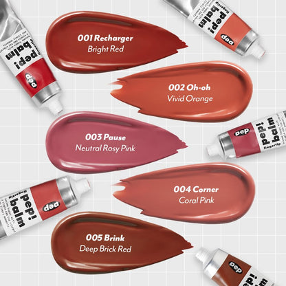 I'M MEME Lip and Cheek Tint - PepBalm 001 Recharger | Wtih Shea Butter, Gift, Liquid Blush, Travel-Friendly, Highly Pigmented, Non-Drying, Sheer Balm Gross Tint, 0.52 Oz - dailyvitalstore