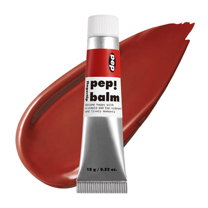 I'M MEME Lip and Cheek Tint - PepBalm 001 Recharger | Wtih Shea Butter, Gift, Liquid Blush, Travel-Friendly, Highly Pigmented, Non-Drying, Sheer Balm Gross Tint, 0.52 Oz - dailyvitalstore