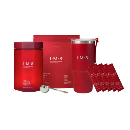 IM8 Daily Ultimate Essentials All-in-One Multivitamin Supplement (30 Servings, Starter Kit - Scoop + Tumbler Included) - dailyvitalstore