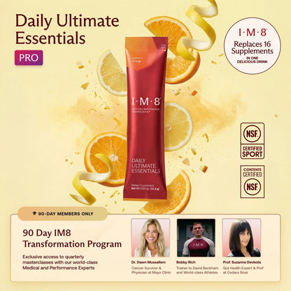 IM8 Daily Ultimate Essentials All-in-One Multivitamin Supplement, 92 Nutrient Rich Ingredients CoQ10, Probiotics, Vitamins, Greens, Gluten Free, Vegan - dailyvitalstore