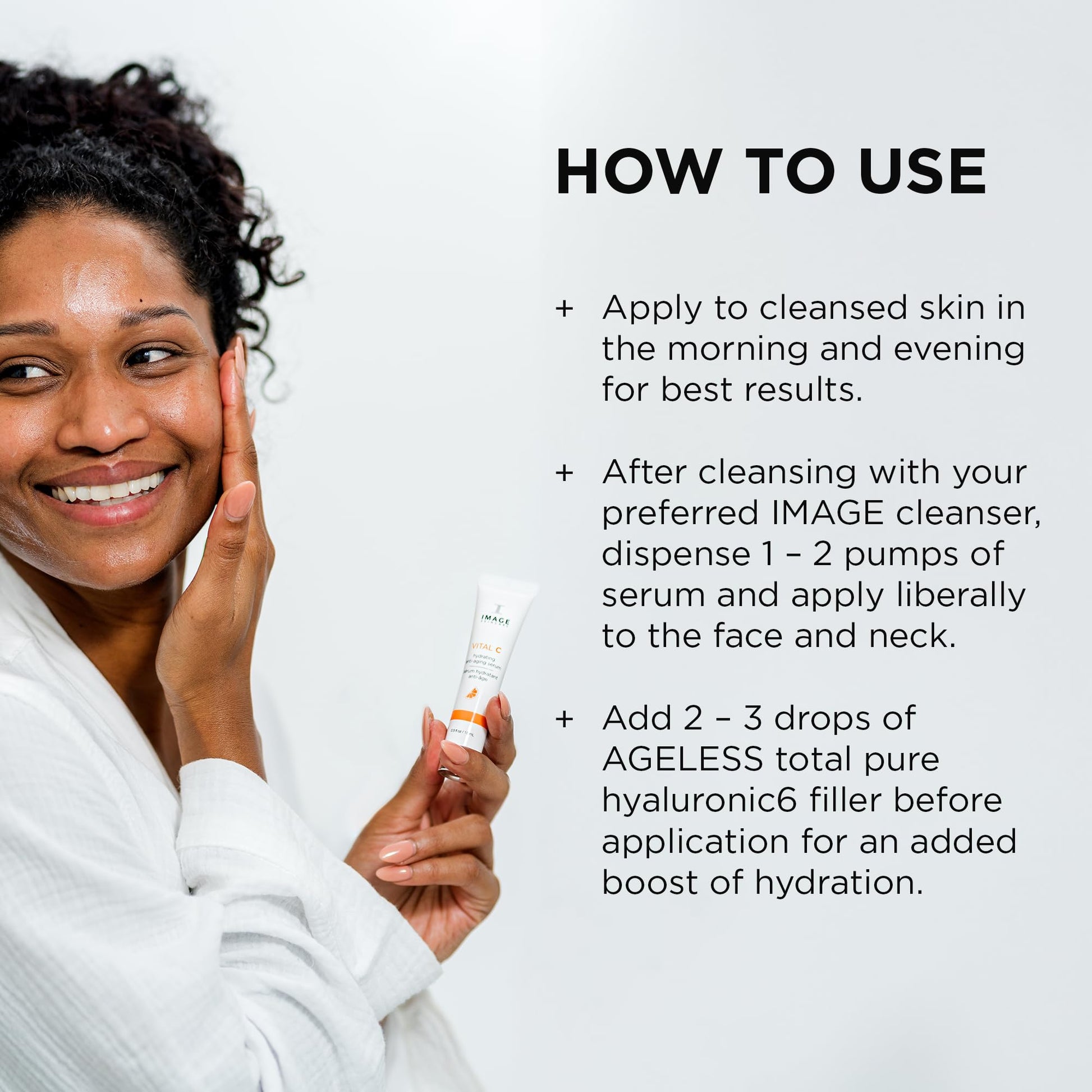 IMAGE Skincare, VITAL C Hydrating Anti-Aging Serum, with Potent Vitamin C to Brighten, Tone and Smooth Appearance of Wrinkles, Sample Size 0.5 fl oz - dailyvitalstore