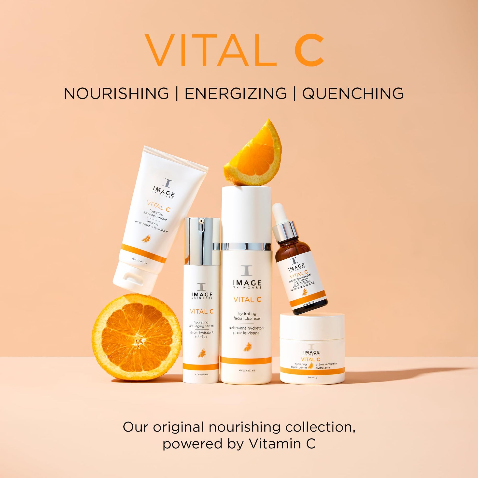 IMAGE Skincare, VITAL C Hydrating Anti-Aging Serum, with Potent Vitamin C to Brighten, Tone and Smooth Appearance of Wrinkles, Sample Size 0.5 fl oz - dailyvitalstore