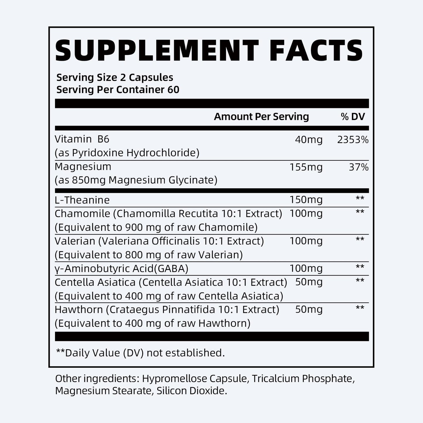 iMATCHME Magnesium Glycinate 850mg Capsules with L-Theanine, Chamomile & GABA for Sleep, Calmness, Muscle, Bone Health & Immune Support, Magnesium for Women and Men, Vegan, High-Absorption, 120 Count - dailyvitalstore