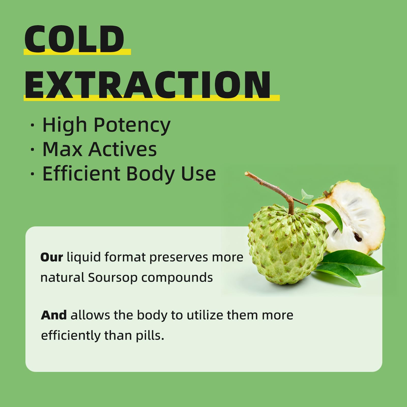 iMATCHME Soursop Graviola Liquid Drop for Cell Support & Regeneration, Immune System and Gut Health Support, Soursop Bitters Liquid - dailyvitalstore