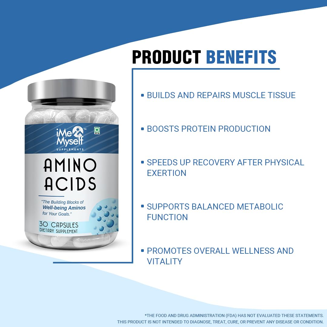 iMeMyself Amino Acid | 30 Veg Capsules - dailyvitalstore