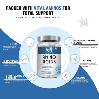 iMeMyself Amino Acid | 30 Veg Capsules - dailyvitalstore