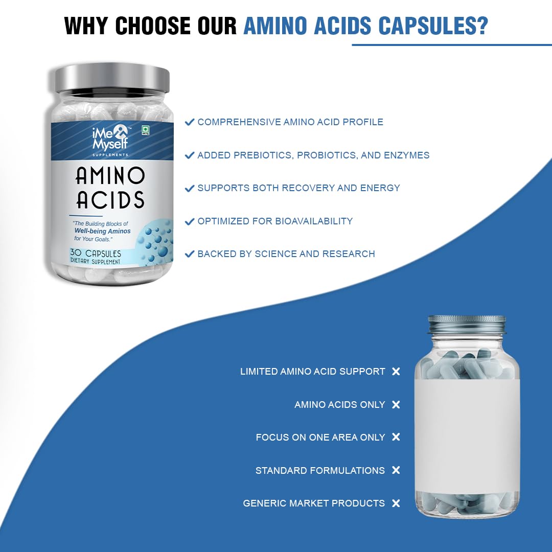 iMeMyself Amino Acid | 30 Veg Capsules - dailyvitalstore