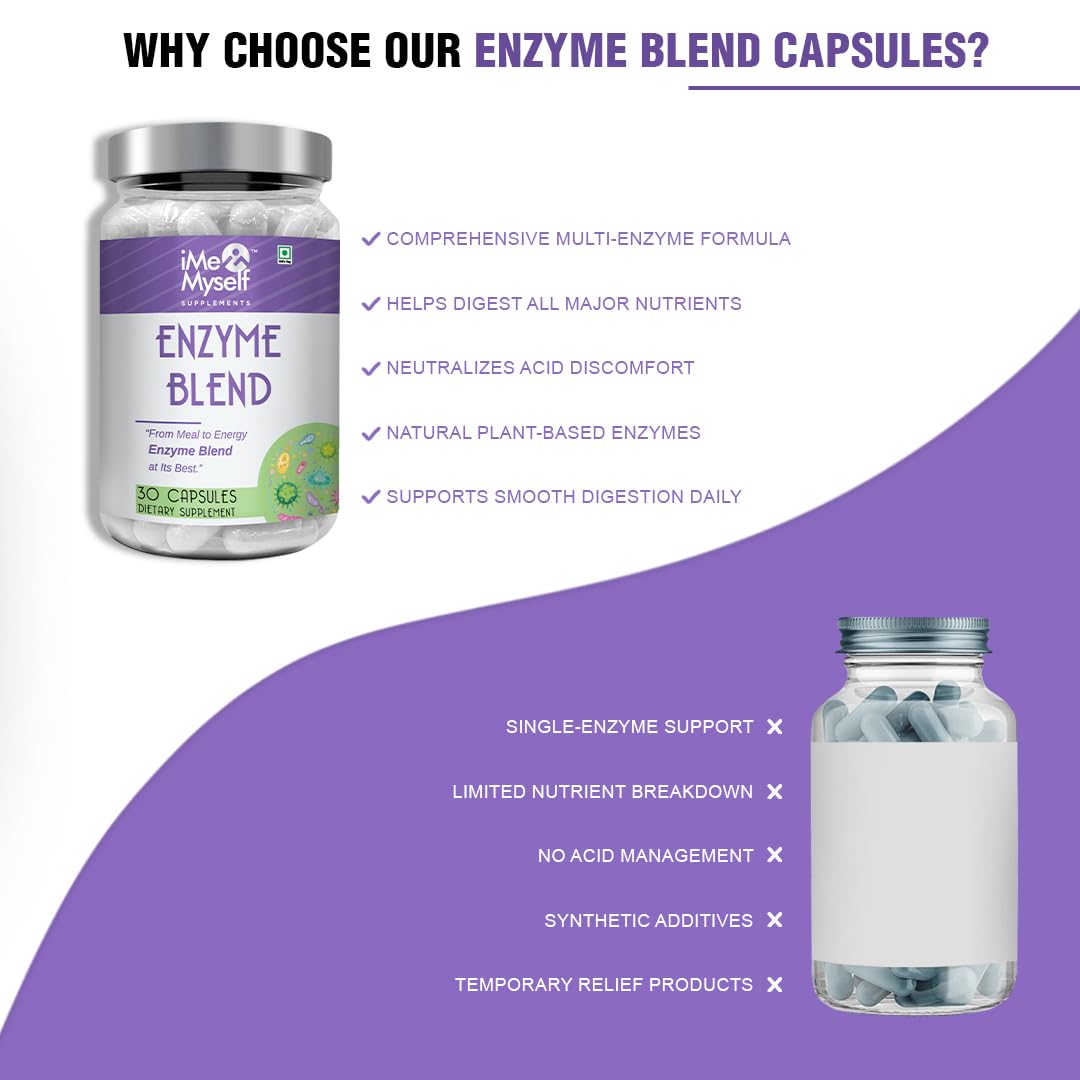 iMeMyself Enzyme Blend | 30 Veg Capsules - dailyvitalstore