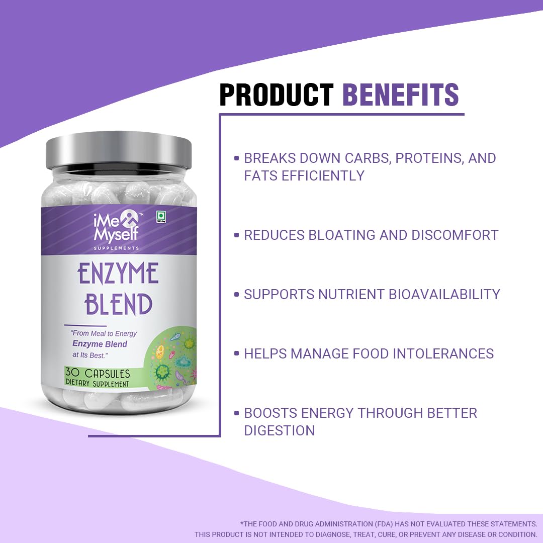 iMeMyself Enzyme Blend | 30 Veg Capsules - dailyvitalstore