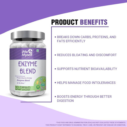 iMeMyself Enzyme Blend | 30 Veg Capsules - dailyvitalstore