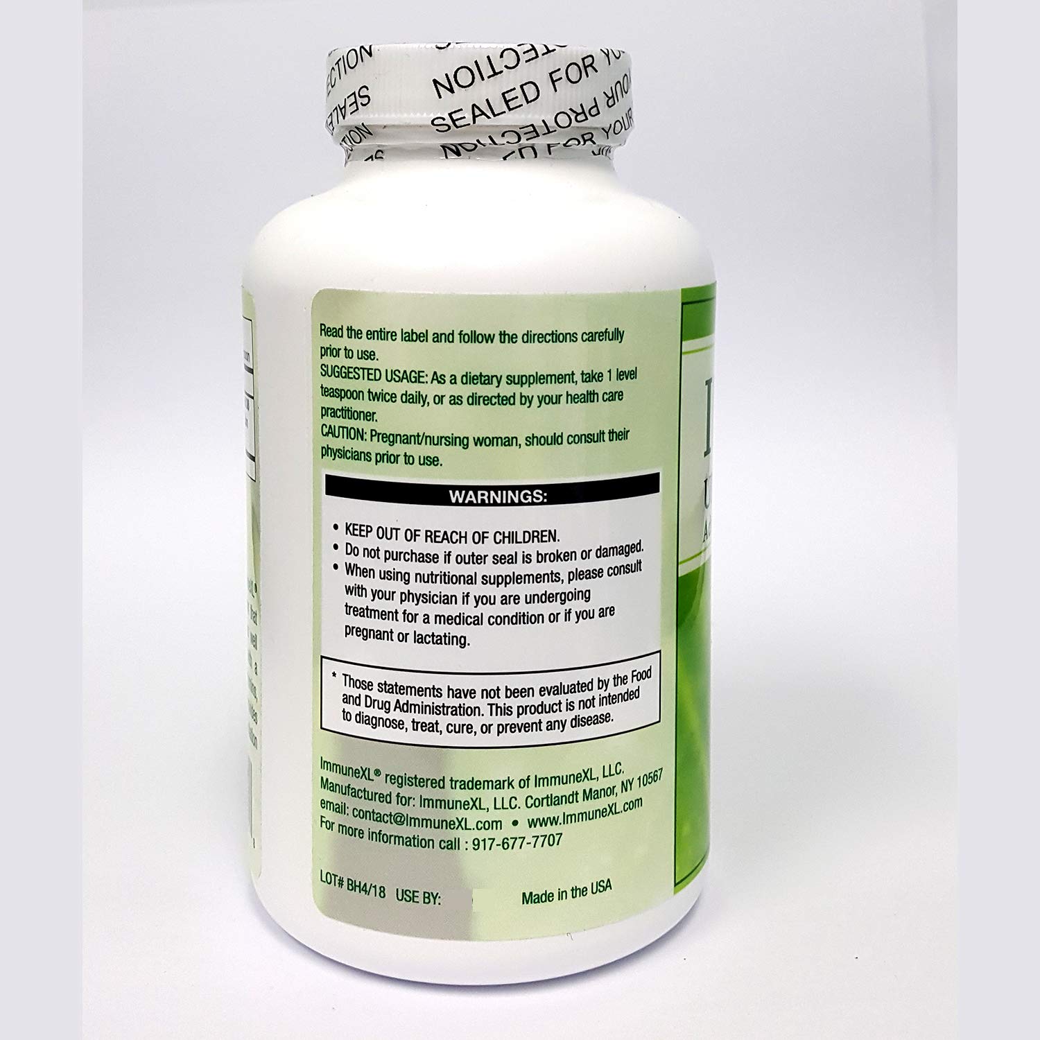 ImmuneXL Ultra Plus Powder (with Aulterra), 200 Grams - dailyvitalstore