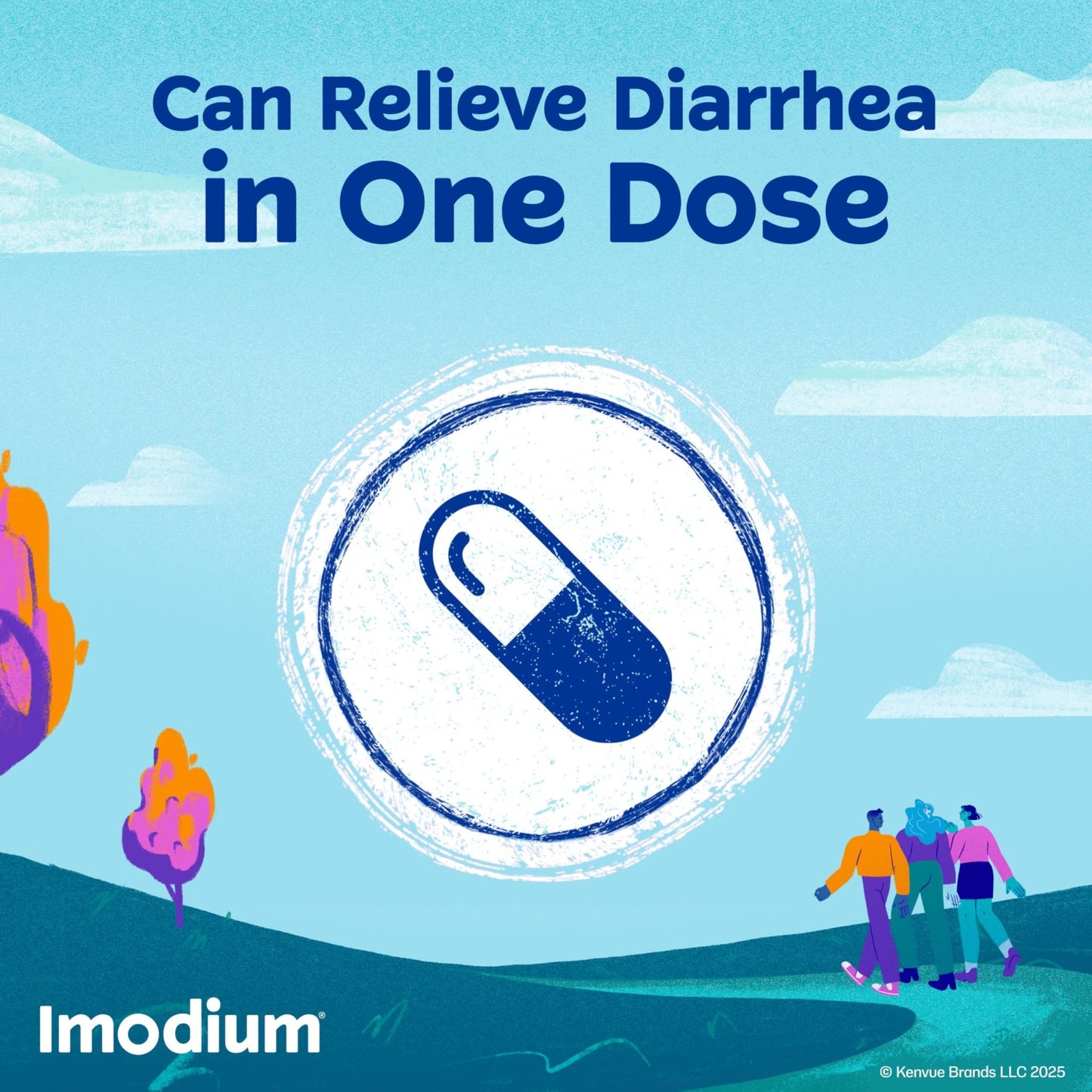 Imodium A-D Diarrhea Relief Caplets with Loperamide HCl, Anti-Diarrheal Medicine to Help Control Symptoms of Diarrhea Due to Acute, Traveler's Diarrhea, HSA/FSA Eligible, 24 ct - dailyvitalstore