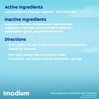 Imodium A-D Diarrhea Relief Caplets with Loperamide HCl, Anti-Diarrheal Medicine to Help Control Symptoms of Diarrhea Due to Acute, Traveler's Diarrhea, HSA/FSA Eligible, 24 ct - dailyvitalstore