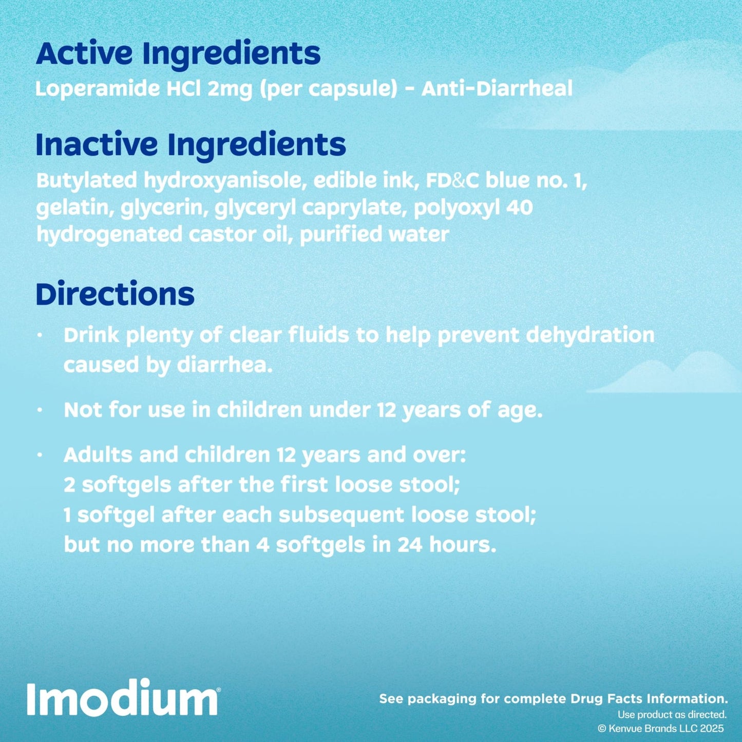 Imodium A-D Fast-Acting Anti-Diarrheal Softgels, Loperamide HCl 2 mg, Travel Essential Diarrhea Relief Medicine for Adults, 24 Count, Anti Diarrhea Pills,Easy to Swallow, for Ages 12+ - dailyvitalstore