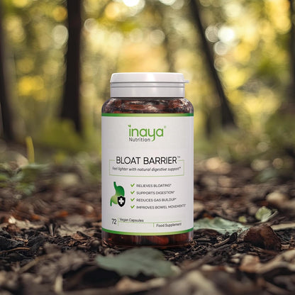 Inaya Nutrition BloatBarrier 72 Capsules - Natural Digestion and Bloating Supplement for Stomach Bloating Relief, Gas Reduction, and Improved Bowel Movements - dailyvitalstore
