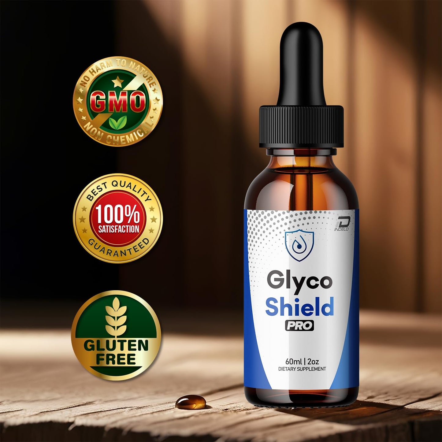 Indelo Glyco Shield Pro Healthy Formula – GlycoShield Pro All Natural Healthy Levels - Extra Strength Liquid, GlycoShieldPro Reviews (3 Pack – 3 Month Supply) - dailyvitalstore