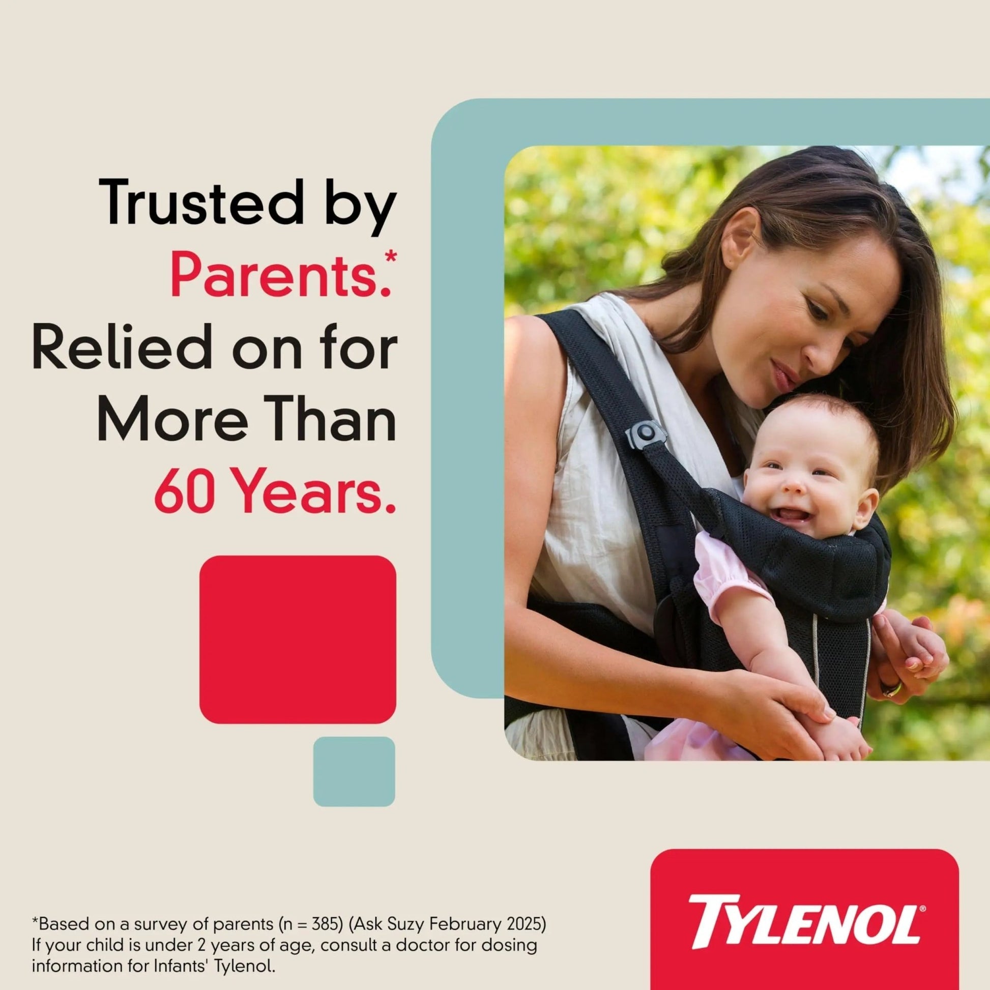 Infants' Tylenol Liquid Pain Reliever and Fever Reducer Medicine, Acetaminophen Oral Suspension for Sore Throat, Headache & Teething, Kids Fever Reducer; Dye-Free Cherry Flavor, 2 fl oz, Pack of 1 - dailyvitalstore
