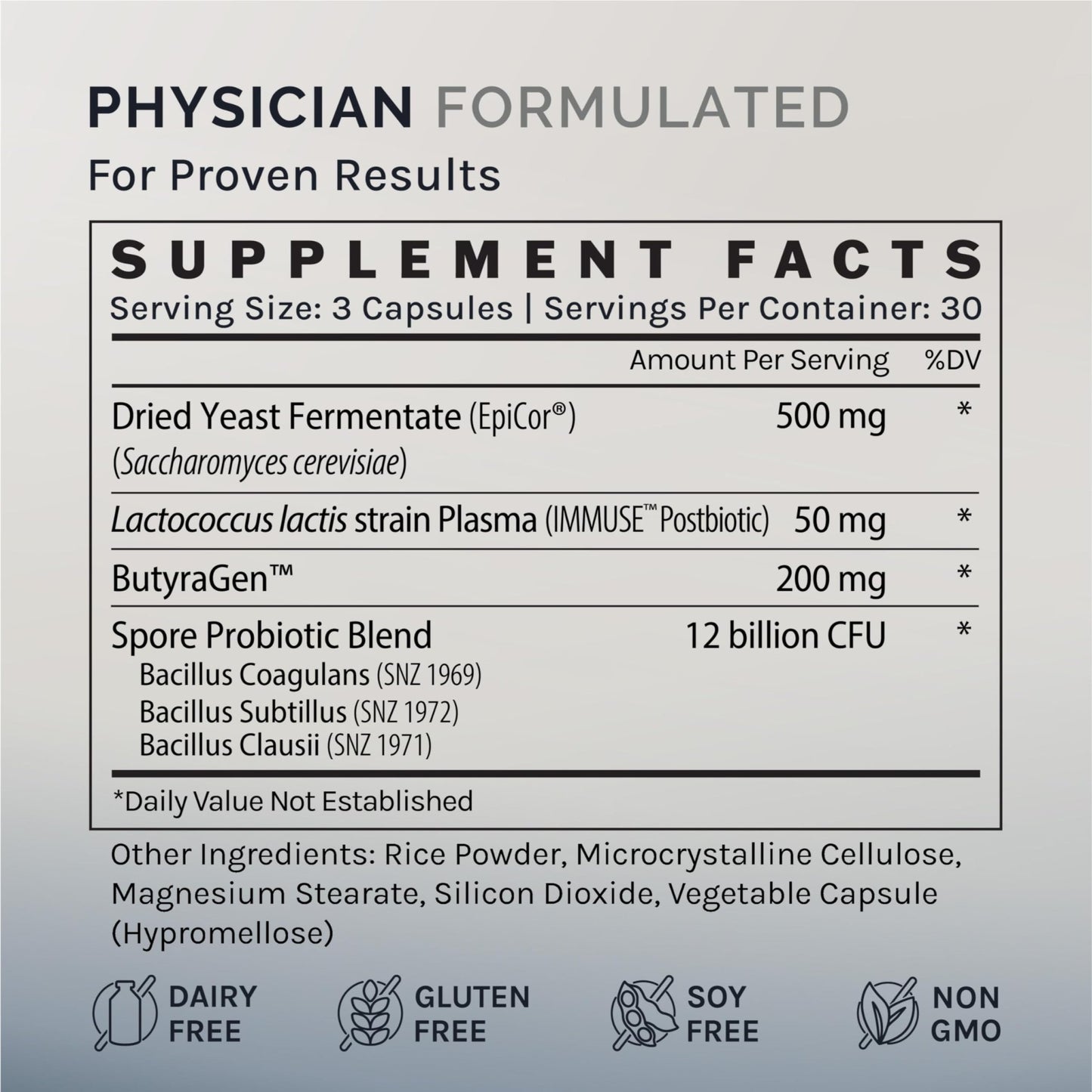 InfiniWell GI Prime - Pre, Post & Probiotics for Digestive Health - Aid Immune Function & Support The Gut-Brain Axis - with Bacillus Probiotics for Women & Men (90 Capsules) - dailyvitalstore