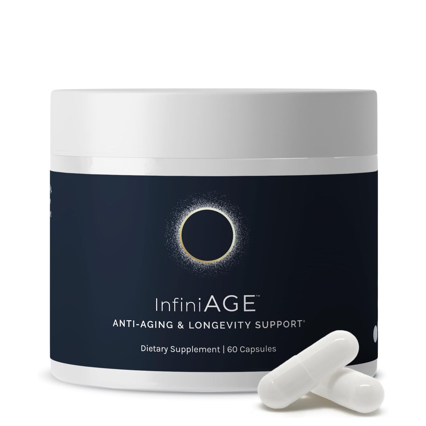 InfiniWell InfiniAge Longevity Supplements - Advanced Cellular Health Supplements with Lutein, N-Acetyl Cysteine (NAC) & Low Dose Zinc - Support Nutrient Sensing & Mitochondrial Health (30 Capsules) - dailyvitalstore