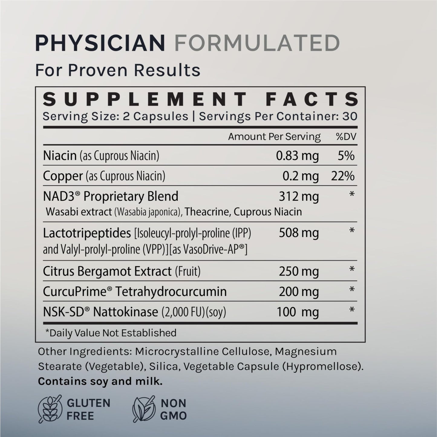 InfiniWell InfinWell Cardio Prime+ Heart Health Supplements - Antioxidants & Innovative Peptides for Cardiometabolic Health - NAD3 & Nattokinase for A Healthy Heart & Metabolic Balance (60 Capsules) - dailyvitalstore