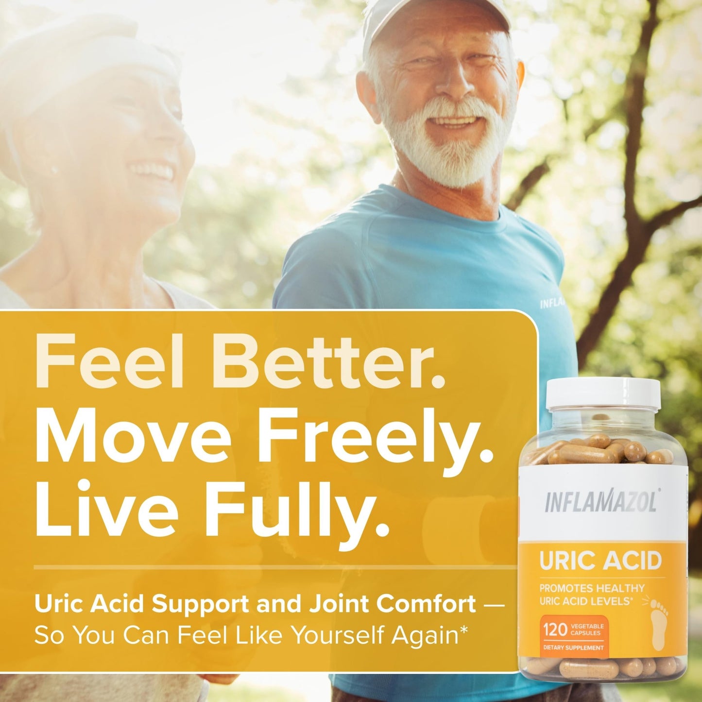Inflamazol Uric Acid Cleanse – Premium Uric Acid Flush with Tart Cherry, Turmeric & Celery Seed for Joint & Uric Acid Support – Joint Supplements for Men & Women – 120 Capsules - dailyvitalstore