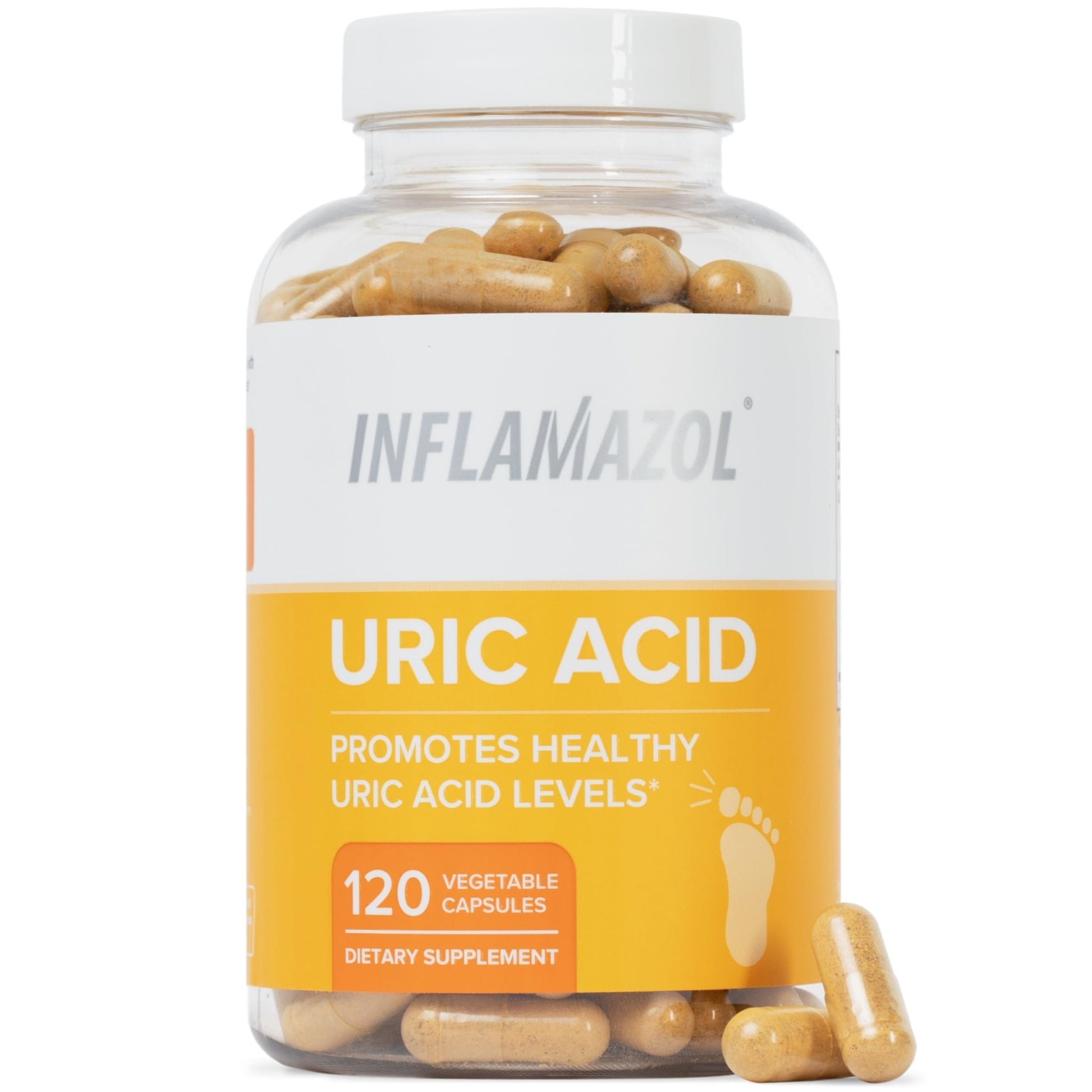 Inflamazol Uric Acid Cleanse – Premium Uric Acid Flush with Tart Cherry, Turmeric & Celery Seed for Joint & Uric Acid Support – Joint Supplements for Men & Women – 120 Capsules - dailyvitalstore