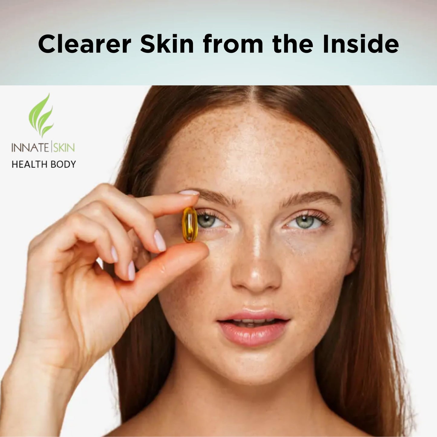 Innate Skin Health Body Clear Skin Acne Gummies - Complexion Supplement, Pantothenic Acid & Antioxidants, Vitamins 60 Count - dailyvitalstore