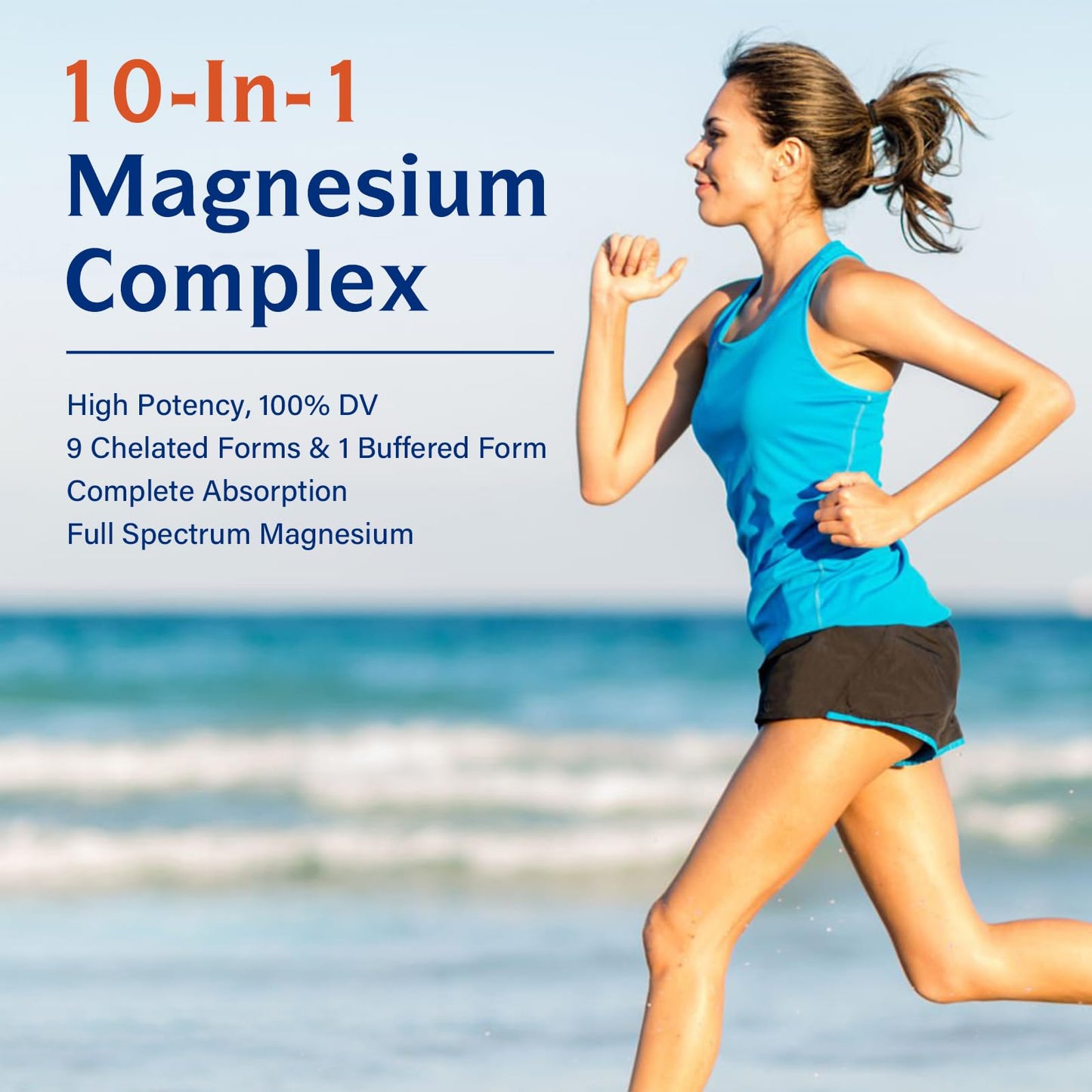 Innate Vitality 10-in-1 Magnesium Complex 960mg, 420mg Elemental Mag per Serving, with Magnesium Glycinate, Citrate, Malate, and More, Sleep, Digestion, Energy Support, 90 Vegan Caps - dailyvitalstore