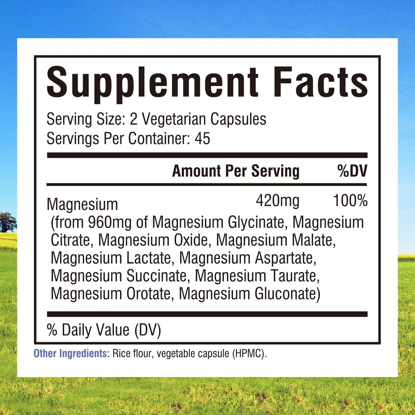 Innate Vitality 10-in-1 Magnesium Complex 960mg, 420mg Elemental Mag per Serving, with Magnesium Glycinate, Citrate, Malate, and More, Sleep, Digestion, Energy Support, 90 Vegan Caps - dailyvitalstore