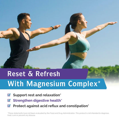 Innate Vitality Magnesium Complex 6-in-1, 1160mg Per Serving, Rest & Digestion, Magnesium Glycinate & Citrate, High Absorption, 120 Vegan Capsules - dailyvitalstore
