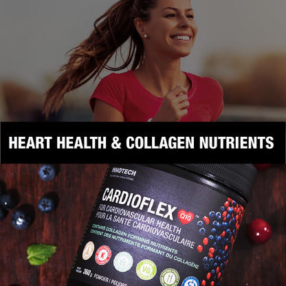 Innotech Nutrition CardioFlex Q10 Heart Health & Energy Support CoQ10 Amino Acids & Electrolytes Orange 360g - dailyvitalstore