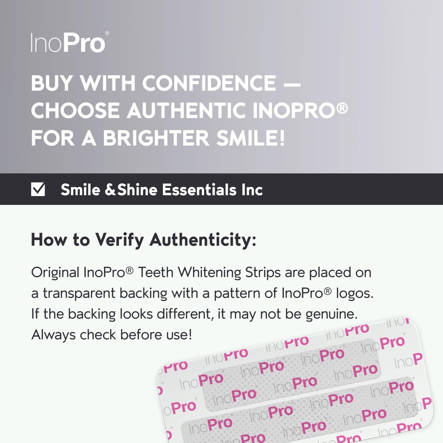 InoPro Natural Teeth Whitening Strips Kit 14 Treatments - Sensitive Teeth Whitener, Peroxide Free with Papain, Bromelain, Coconut Oil - dailyvitalstore