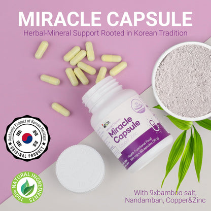 INSANORIGINS Miracle Capsule Immune Defense Support Supplement 18g (600mg - 30 Capsules) [Starter Pack] - dailyvitalstore