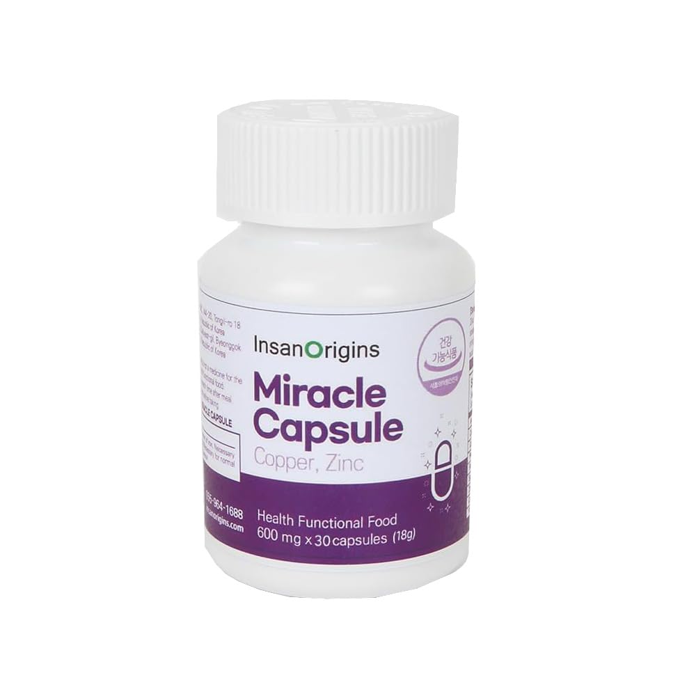 INSANORIGINS Miracle Capsule Immune Defense Support Supplement 18g (600mg - 30 Capsules) [Starter Pack] - dailyvitalstore