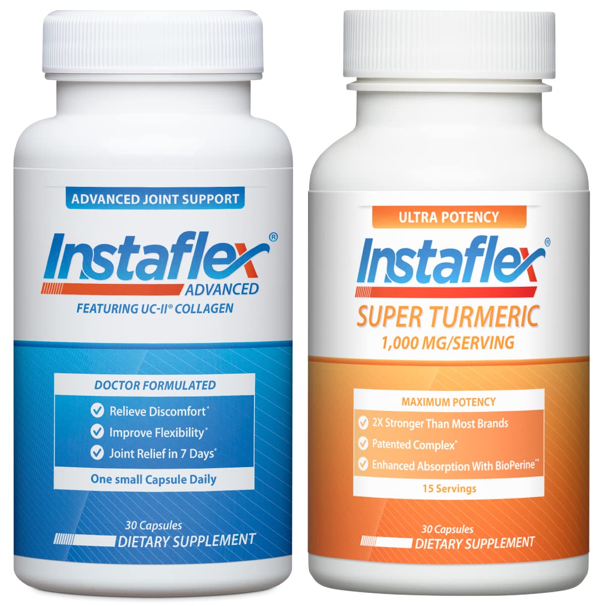 Instaflex Advanced Joint Support and Super Turmeric with Bioperine - dailyvitalstore