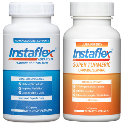 Instaflex Advanced Joint Support and Super Turmeric with Bioperine - dailyvitalstore