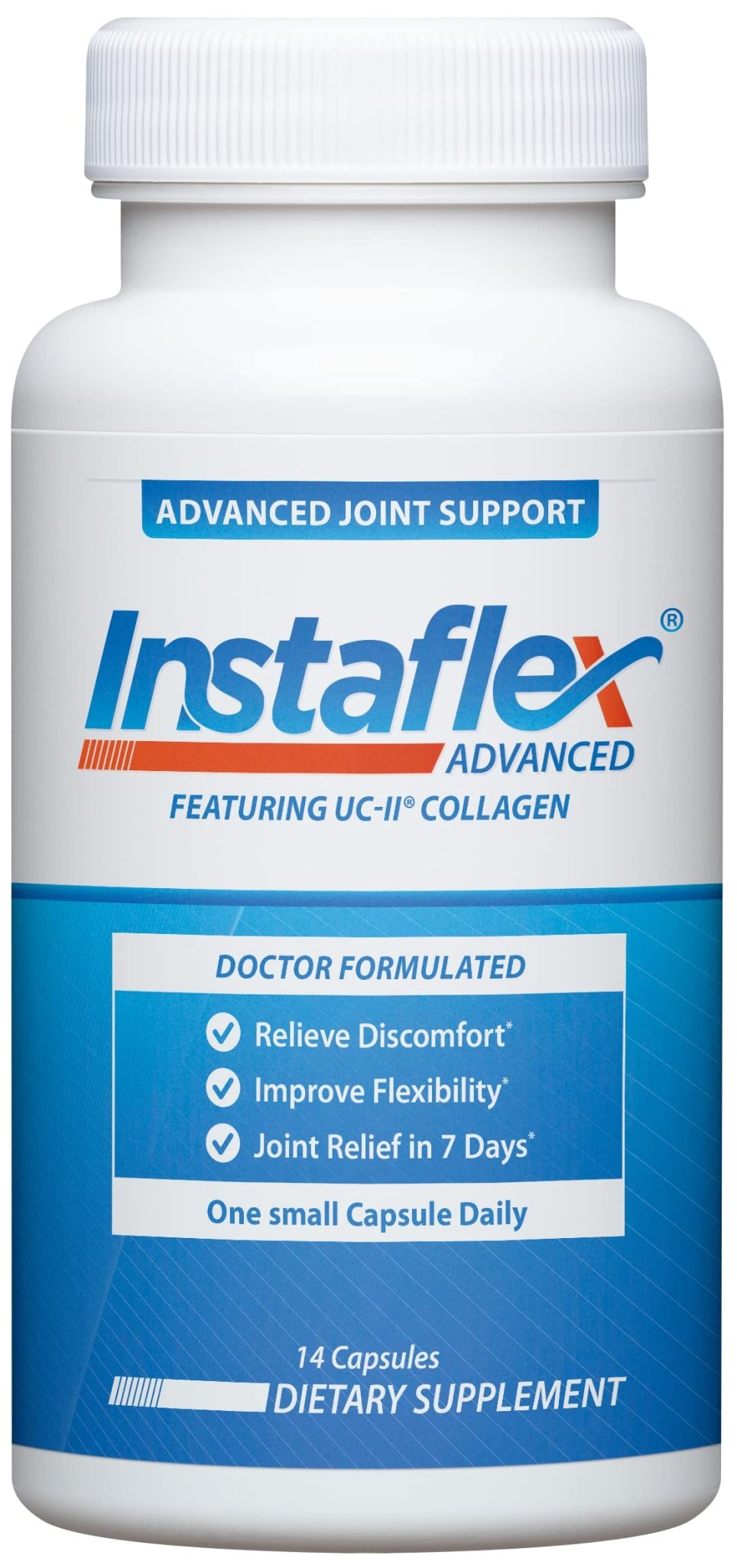 Instaflex Advanced Joint Support - Doctor Formulated Joint Relief Supplement, Featuring Collagen & 5 Other Joint Discomfort Fighting Ingredients - 14 Count - dailyvitalstore