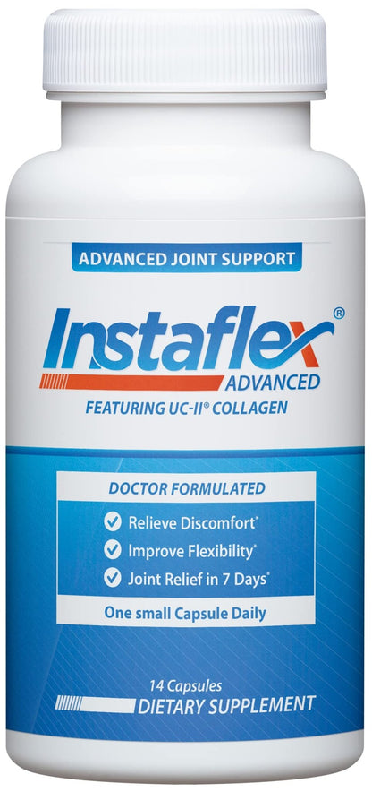 Instaflex Advanced Joint Support - Doctor Formulated Joint Relief Supplement, Featuring Collagen & 5 Other Joint Discomfort Fighting Ingredients - 14 Count - dailyvitalstore