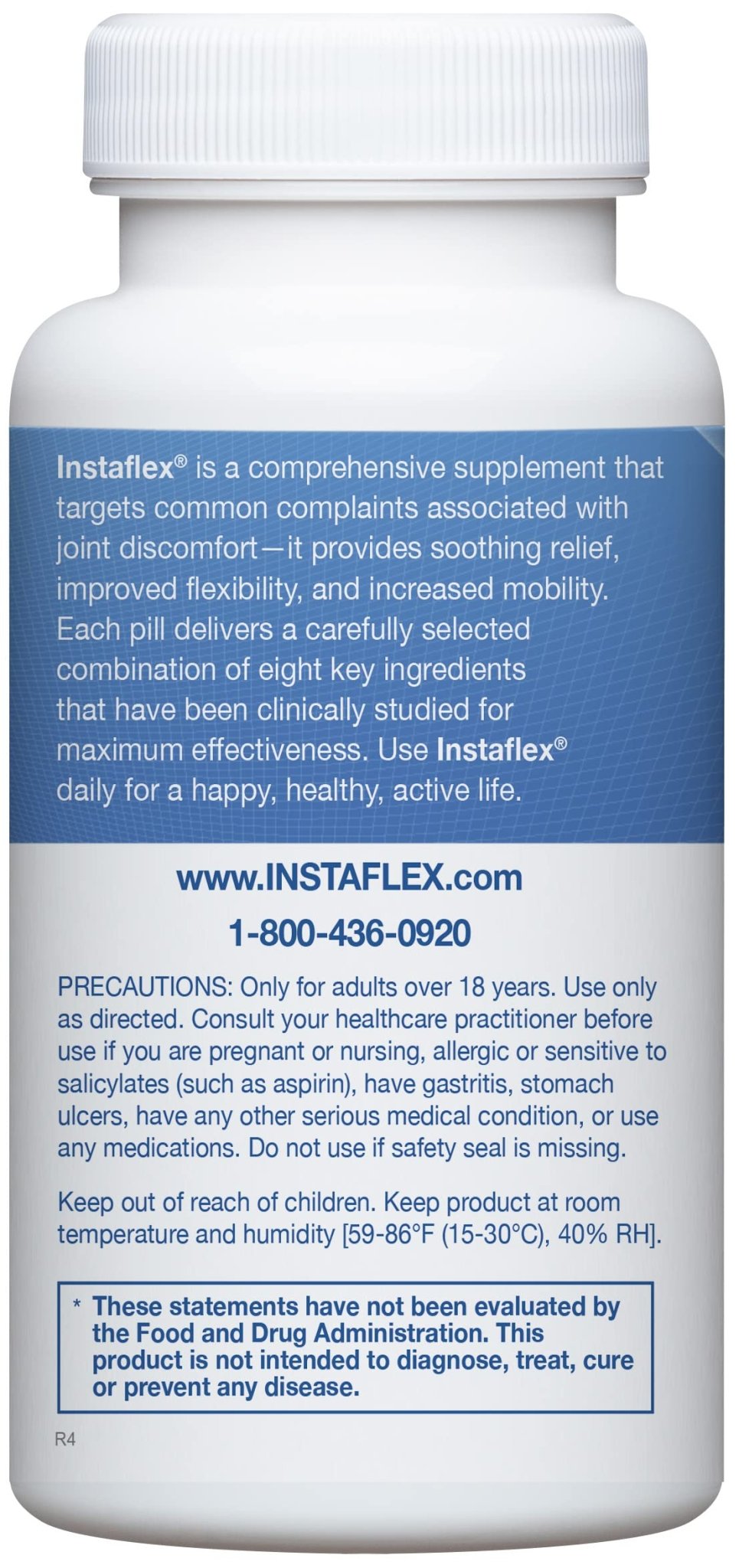 Instaflex Joint Support Supplement for Men and Women - Glucosamine, MSM, White Willow, Turmeric, Ginger, Cayenne, Hyaluronic Acid - 180 Capsules - dailyvitalstore