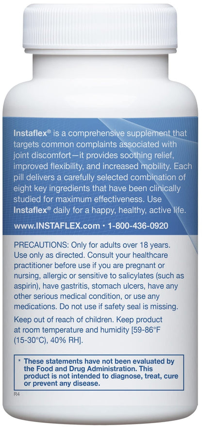 Instaflex Joint Support Supplement for Men and Women - Glucosamine, MSM, White Willow, Turmeric, Ginger, Cayenne, Hyaluronic Acid - 42 Capsules - dailyvitalstore