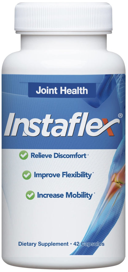 Instaflex Joint Support Supplement for Men and Women - Glucosamine, MSM, White Willow, Turmeric, Ginger, Cayenne, Hyaluronic Acid - 42 Capsules - dailyvitalstore