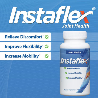 Instaflex Joint Support Supplement for Men and Women - Glucosamine, MSM, White Willow, Turmeric, Ginger, Cayenne, Hyaluronic Acid - 42 Capsules - dailyvitalstore