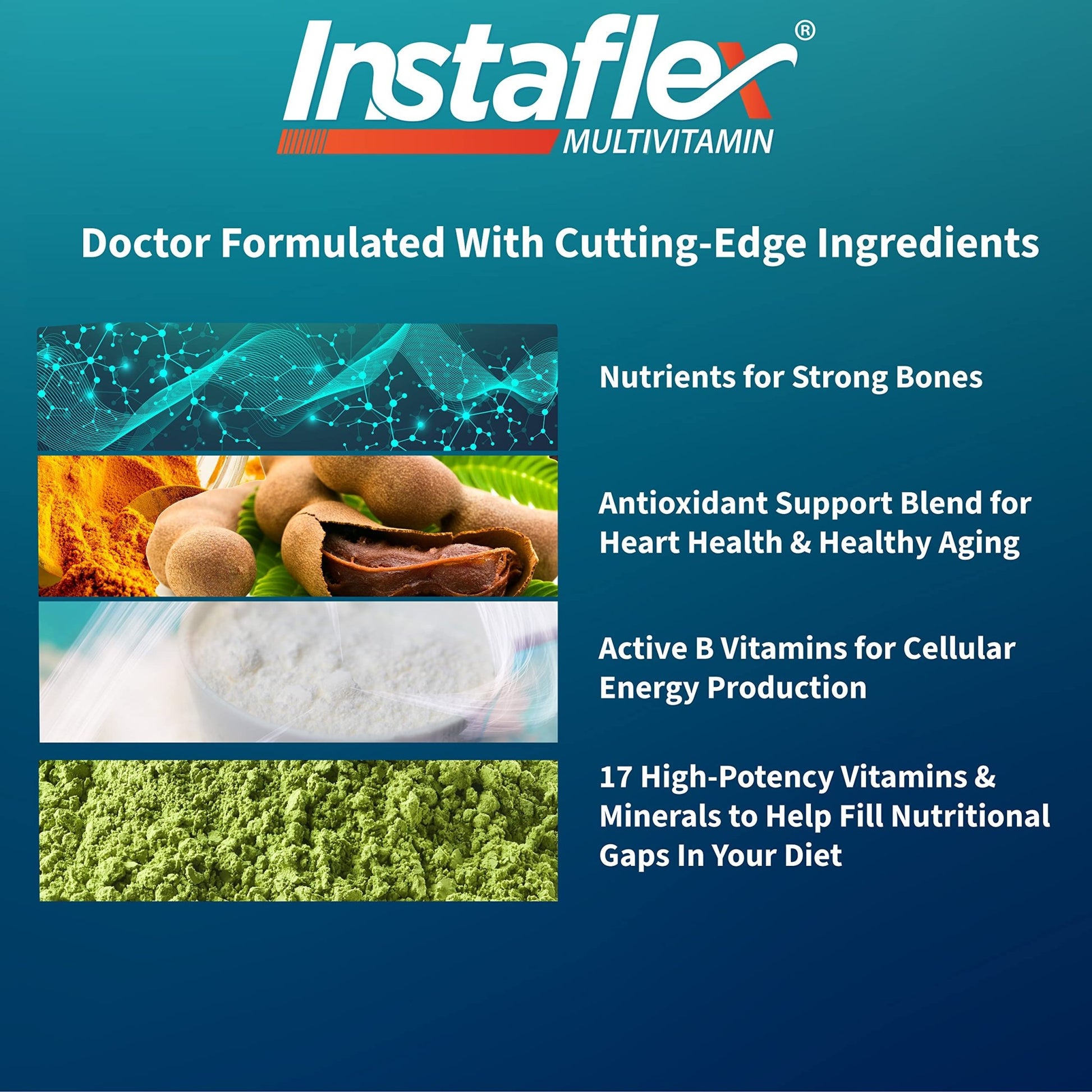 Instaflex Multivitamin - Joint Support Supplement, Supports Mobility and Bone Health, 90 Tablets - dailyvitalstore