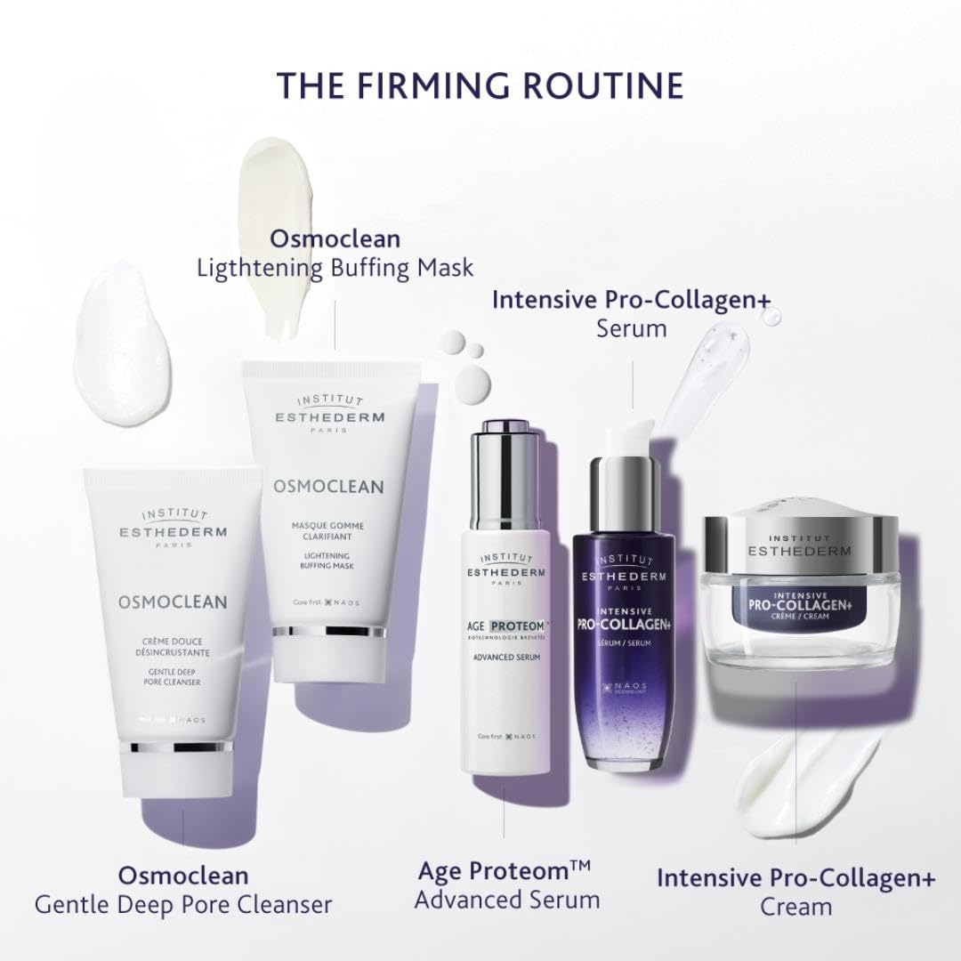 Institut Esthederm - Pro-Collagen+ Cream - Face & Neck - Targets Lack of Firmness & Skin Sagging - Redefines Facial Contours - dailyvitalstore