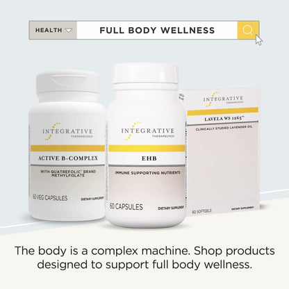 Integrative Therapeutics EHB - Immune Support Supplement with Vitamins A, C & B6* - Mineral Support with Zinc - Dairy-Free & Gluten-Free - 60 Capsules (20 Servings) - dailyvitalstore