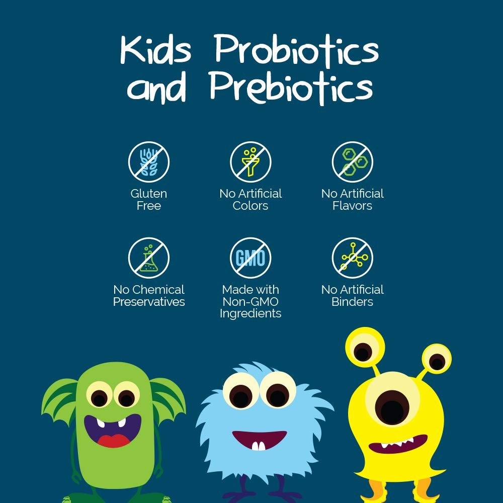 Intelligent Labs Kids/Children Probiotics 6 Billion CFU with Prebiotics, PHGG & FOS, Once-Daily Chewable, Great Taste, 10x Effectiveness - dailyvitalstore