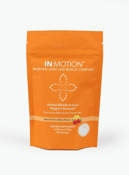 in:TotalWellness - in:Motion Natural Herbal Formula, 20 Serving Pouch, Corydalis, Tumeric, Ginger + 9 More ADAPTOGEN Herbs, Citrus Berry Flavor, 1 Count - dailyvitalstore