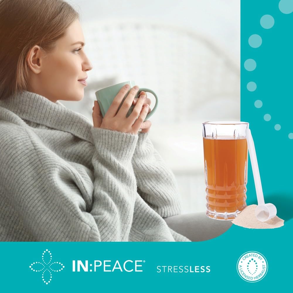 In:TotalWellness IN:Peace Herbal Calming Formula. 20 Serving Pouch, Wild Berry Flavor. 9 Herb Antioxidant + Adaptogen Blend. Clinically Proven Ingredients. Crafted by a Licensed Herbalist - dailyvitalstore