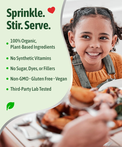 InviNutri Superfood Powder for Sensory & Picky Eaters. A TINY scoop- 40x Nutrient-Rich, 30mg Sulforaphane for Detox. Organic Microgreens, Fruits & Veggies - Blends Invisibly into Most Meals - 24 serv. - dailyvitalstore